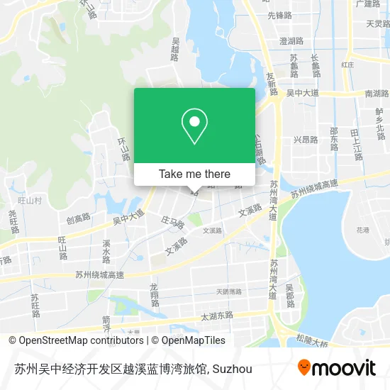 苏州吴中经济开发区越溪蓝博湾旅馆 map