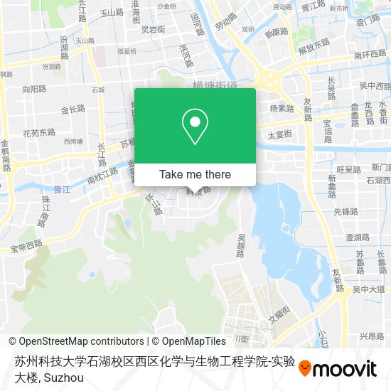 苏州科技大学石湖校区西区化学与生物工程学院-实验大楼 map