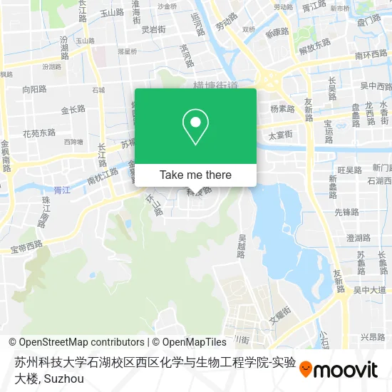 苏州科技大学石湖校区西区化学与生物工程学院-实验大楼 map
