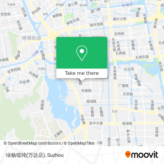 绿杨馄饨(万达店) map