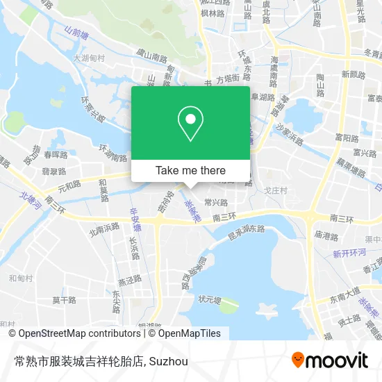 常熟市服装城吉祥轮胎店 map