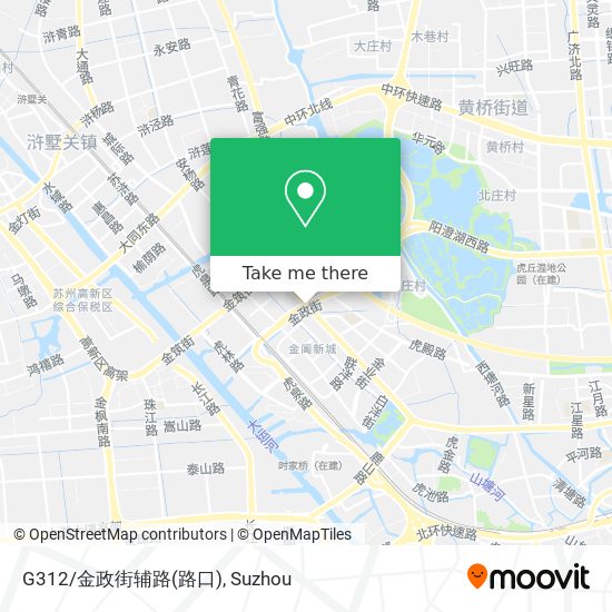 G312/金政街辅路(路口) map