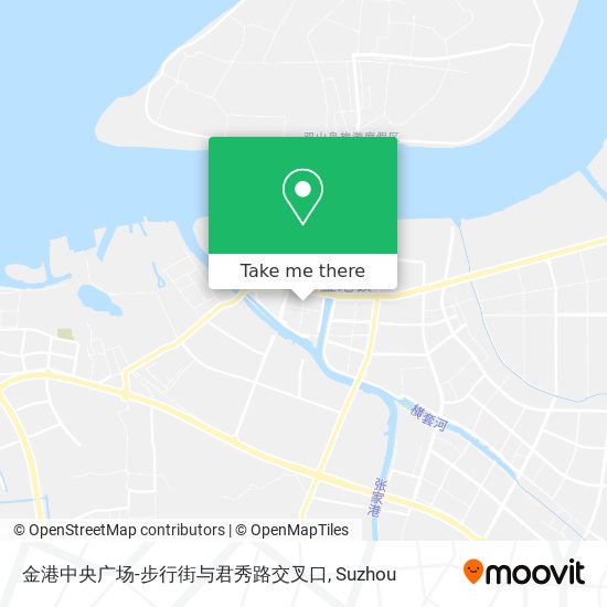 金港中央广场-步行街与君秀路交叉口 map