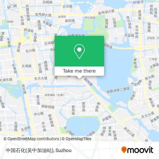 中国石化(吴中加油站) map