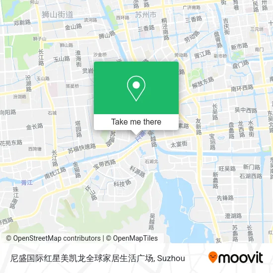 尼盛国际红星美凯龙全球家居生活广场 map