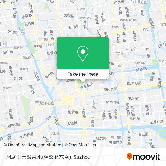 洞庭山天然泉水(桐馨苑东南) map
