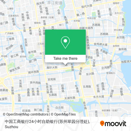 中国工商银行24小时自助银行(苏州翠园分理处) map