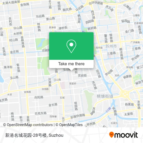 新港名城花园-28号楼 map