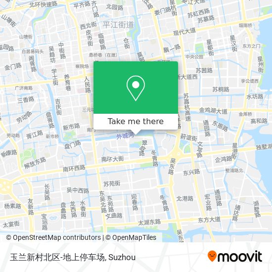 玉兰新村北区-地上停车场 map