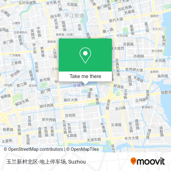 玉兰新村北区-地上停车场 map