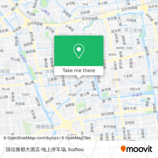 国信雅都大酒店-地上停车场 map