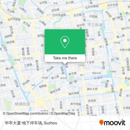 华亭大厦-地下停车场 map