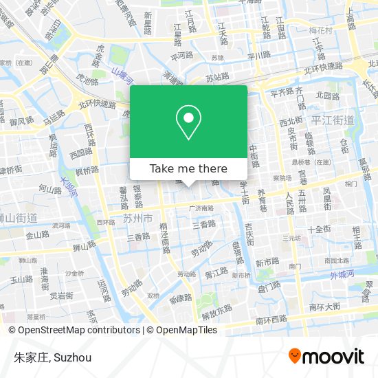 朱家庄 map