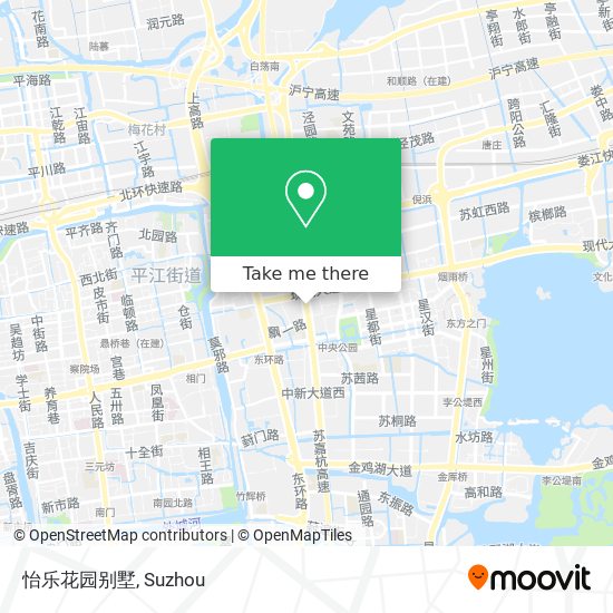怡乐花园别墅 map