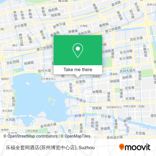 乐福全套间酒店(苏州博览中心店) map