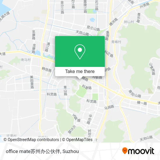 office mate苏州办公伙伴 map