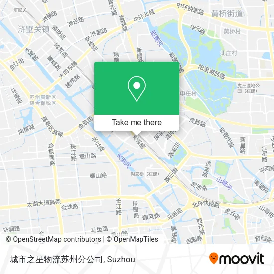城市之星物流苏州分公司 map