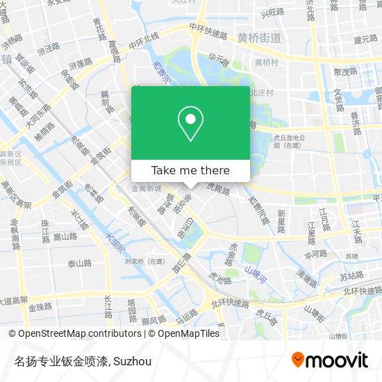 名扬专业钣金喷漆 map