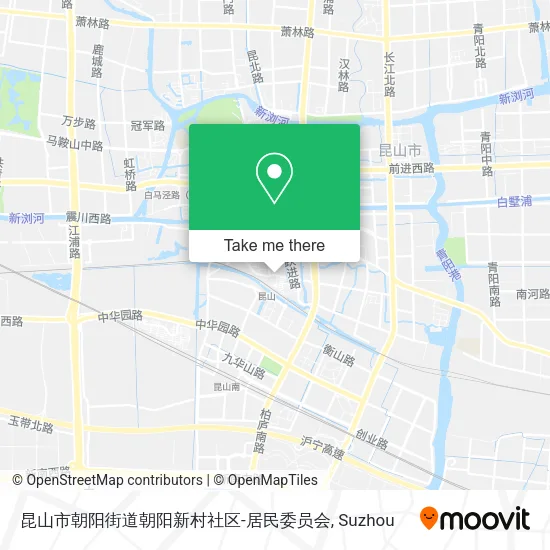 昆山市朝阳街道朝阳新村社区-居民委员会 map