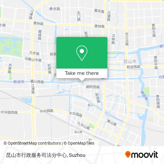 昆山市行政服务司法分中心 map