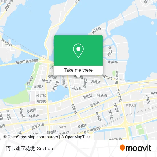 阿卡迪亚花境 map