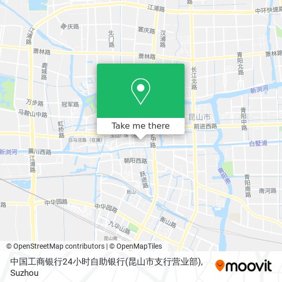 中国工商银行24小时自助银行(昆山市支行营业部) map