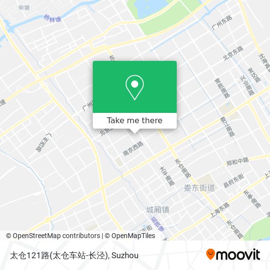 太仓121路(太仓车站-长泾) map