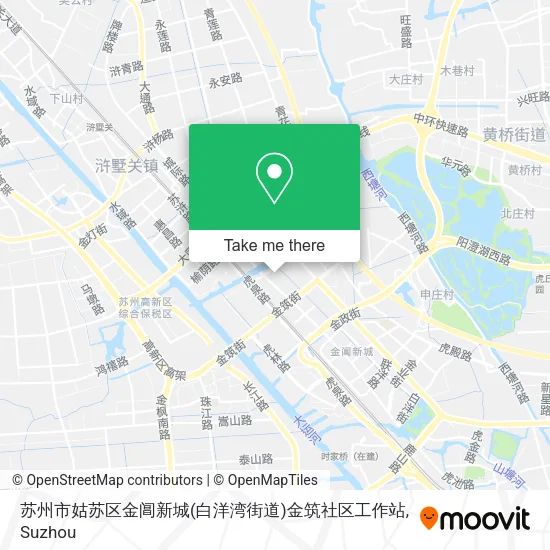 苏州市姑苏区金阊新城(白洋湾街道)金筑社区工作站 map