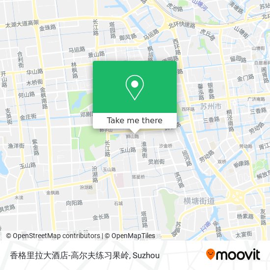 香格里拉大酒店-高尔夫练习果岭 map