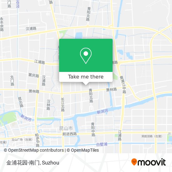 金浦花园-南门 map