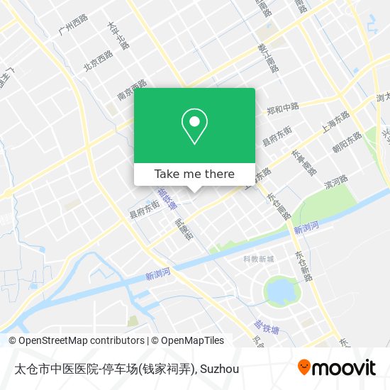 太仓市中医医院-停车场(钱家祠弄) map