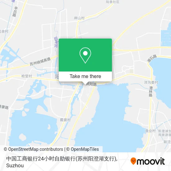 中国工商银行24小时自助银行(苏州阳澄湖支行) map