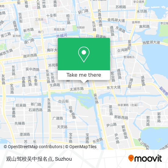 观山驾校吴中报名点 map