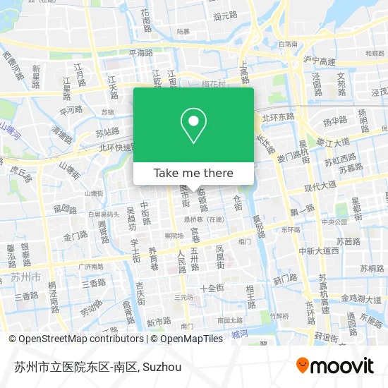 苏州市立医院东区-南区 map