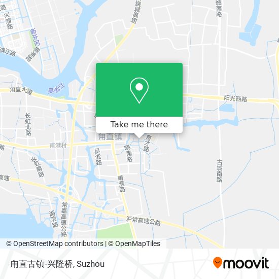 甪直古镇-兴隆桥 map
