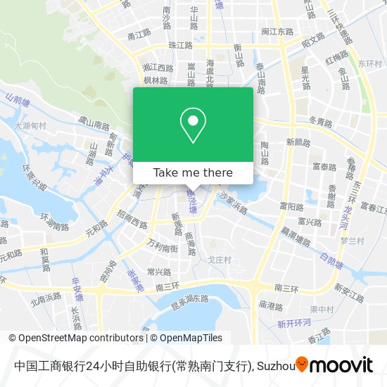 中国工商银行24小时自助银行(常熟南门支行) map