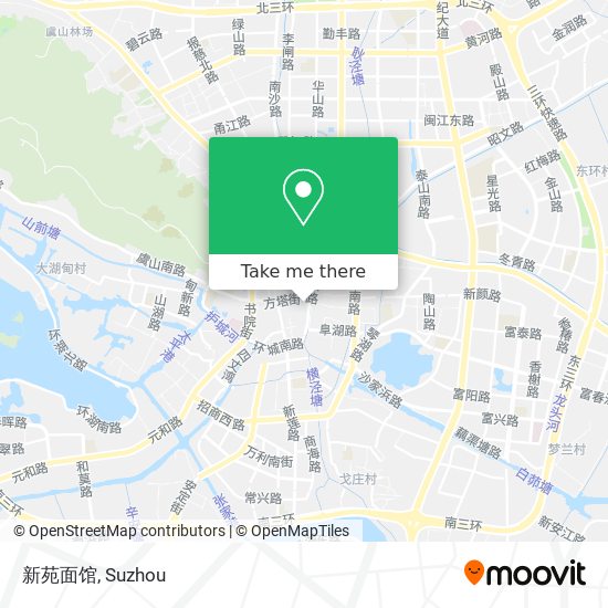 新苑面馆 map
