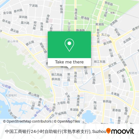 中国工商银行24小时自助银行(常熟李桥支行) map