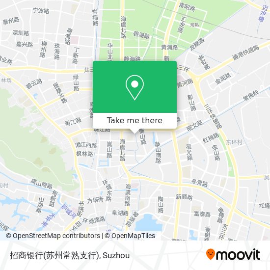 招商银行(苏州常熟支行) map