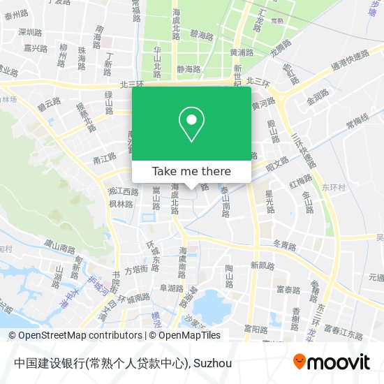 中国建设银行(常熟个人贷款中心) map