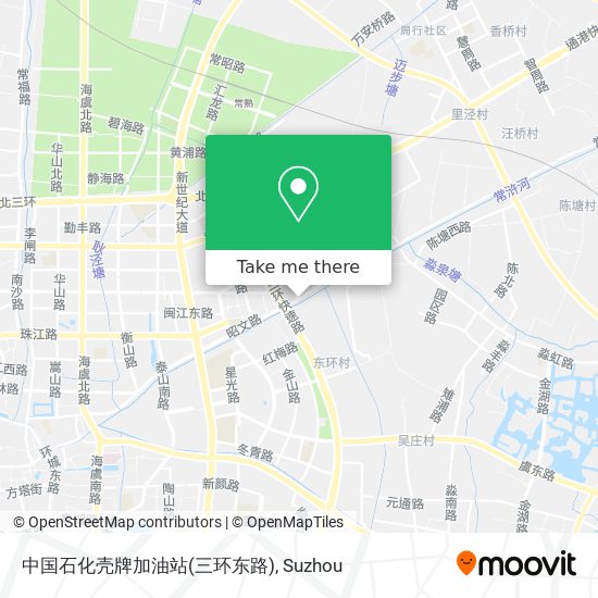 中国石化壳牌加油站(三环东路) map