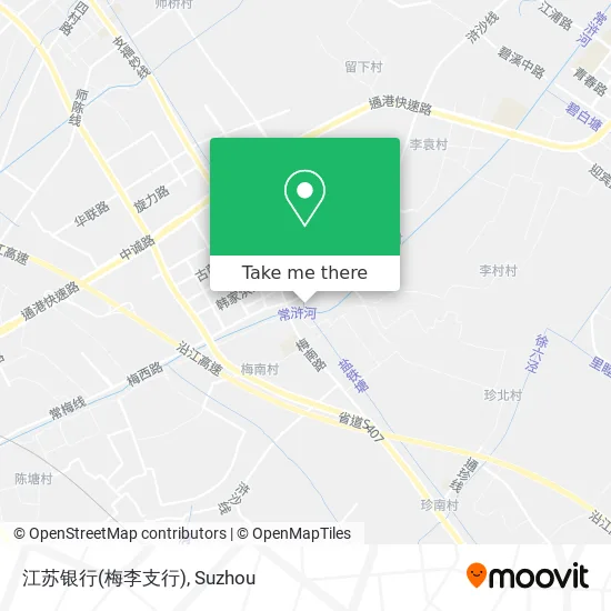 江苏银行(梅李支行) map