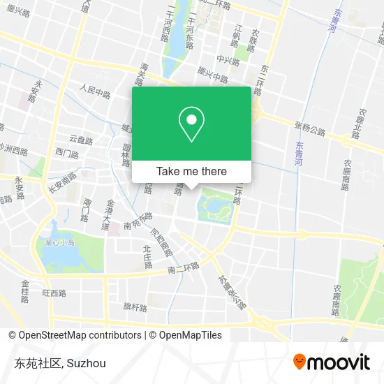 东苑社区 map