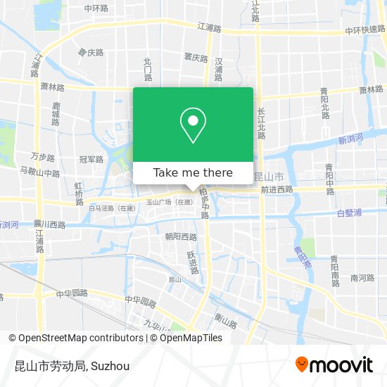 昆山市劳动局 map