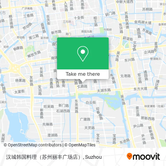 汉城韩国料理（苏州丽丰广场店） map