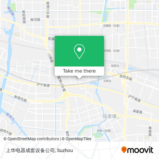 上华电器成套设备公司 map