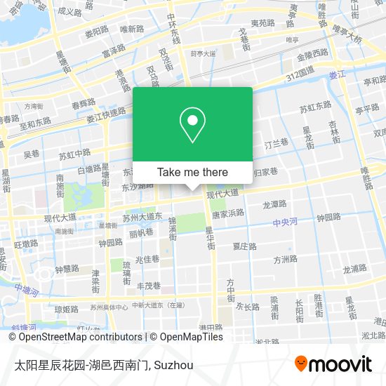 太阳星辰花园-湖邑西南门 map