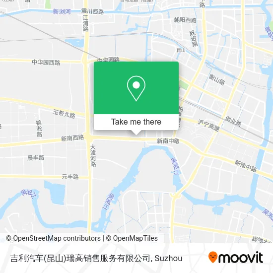 吉利汽车(昆山)瑞高销售服务有限公司 map