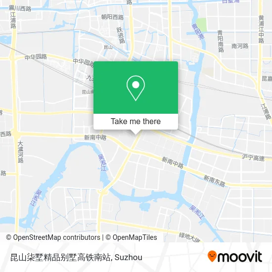 昆山柒墅精品别墅高铁南站 map
