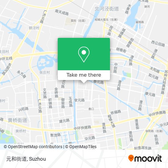 元和街道 map